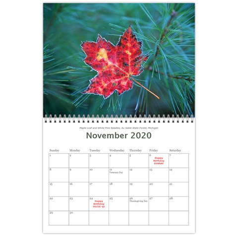 2020 Dunster Calendar By One Of A Kind Design Studio Nov 2020