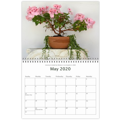 2020 Dunster Calendar By One Of A Kind Design Studio May 2020
