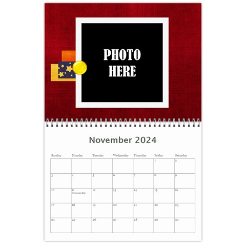 2024 Primary Cardboard Calendar 1 By Lisa Minor Nov 2024
