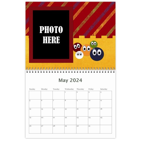 2024 Primary Cardboard Calendar 1 By Lisa Minor May 2024