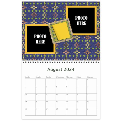 2024 Primary Cardboard Calendar 1 By Lisa Minor Aug 2024