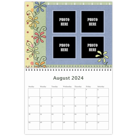2024 Calendar Mix 10 By Lisa Minor Aug 2024