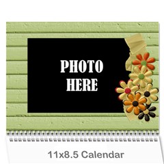 2024 Tangerine Breeze Calendar - Wall Calendar 11  x 8.5  (12-Months)