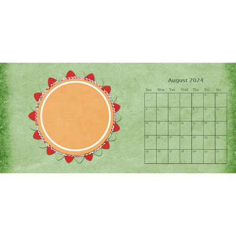 2024 Sml 11x5 Calendar By Lisa Minor Aug 2024
