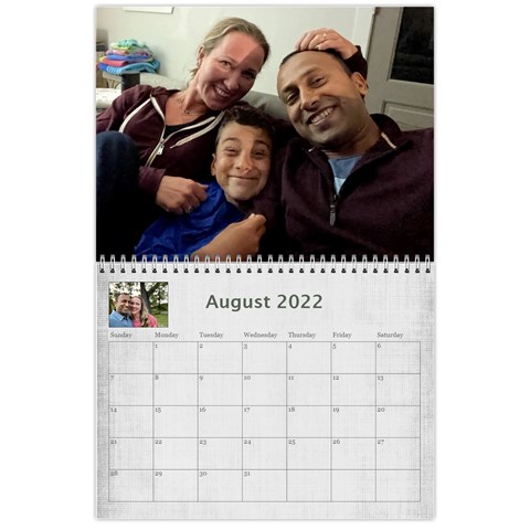 Macvittie Family Calendar 2022 Jay  By Debra Macv Aug 2022