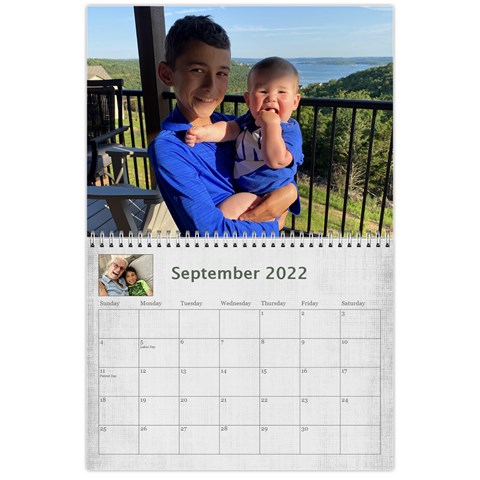Macvittie Family Calendar 2022 Jay  By Debra Macv Sep 2022