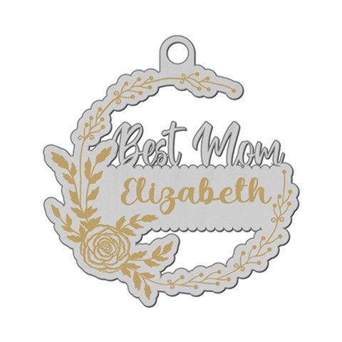 Personalized Best Mom Rose By Wanni Front