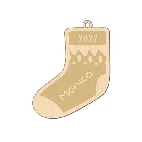Personalized Christmas Name Sock 2 By Joe Front