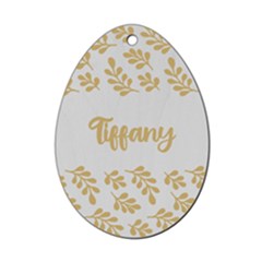 Personalized Easter Basket Tag Name 2 - Wood Ornament