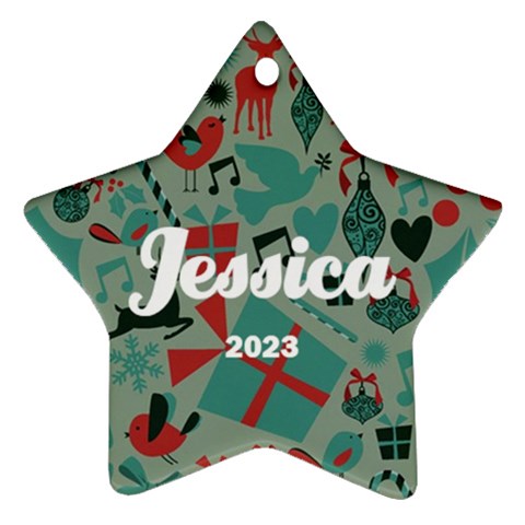 Personalized Christmas Star Name By Joe Front