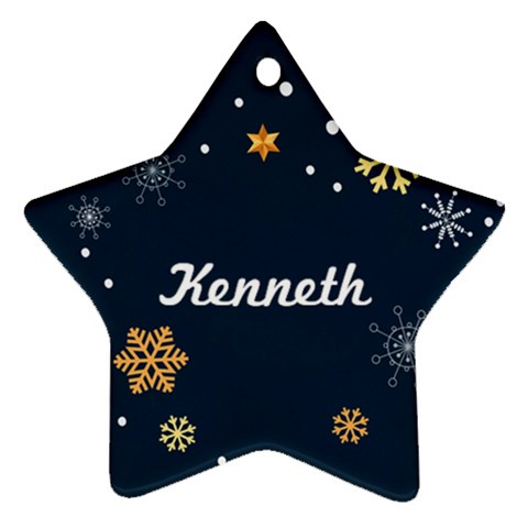 Personalized Christmas Star Name By Joe Back