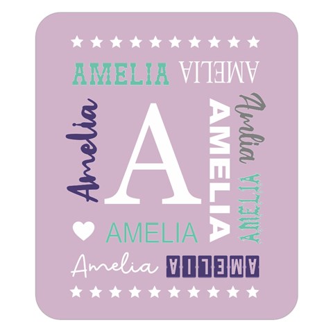 Personalized Name By Wanni 50 x40  Blanket Front