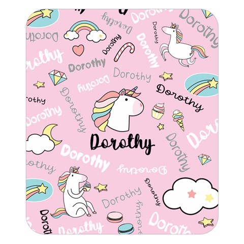 Personalized Baby Unicorn Blanket By Joe 50 x40  Blanket Front