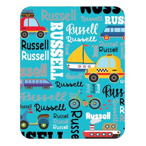 Personalized Baby Car Blanket By Joe 80 x60  Blanket Front