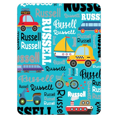 Personalized Baby Car Blanket By Joe 40 x30  Blanket Front