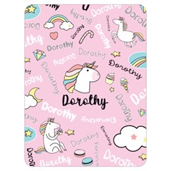 Personalized Baby Unicorn Blanket - Two Sides Premium Plush Fleece Blanket (Extra Small)