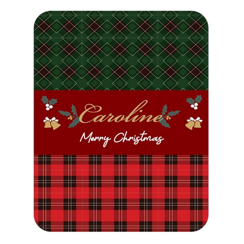 Personalized Christmas Blanket By Joe 80 x60  Blanket Front