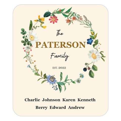 Personalized Family Blanket By Joe 50 x40  Blanket Front
