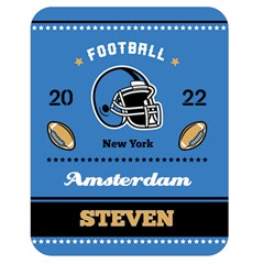 Personalized Football blanket - Two Sides Premium Plush Fleece Blanket (Medium)