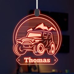 Personalized Name Off Road Car - LED Acrylic Ornament