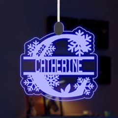 Personalized Alphabet C Name - LED Acrylic Ornament