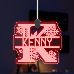 Personalized Alphabet K Name - LED Acrylic Ornament