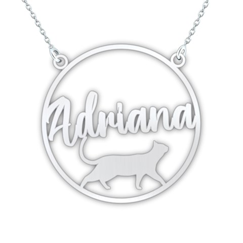 Personalized Name Walking Cat By Wanni Front