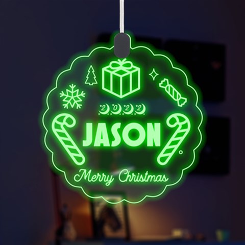 Personalized Xmas Sign By Oneson Front