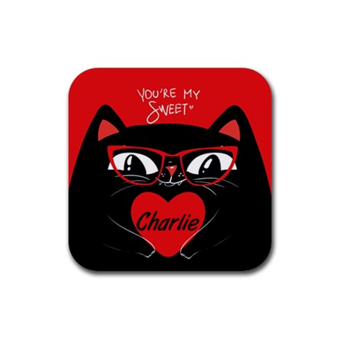 Personalized Valentine Cat By Anita Kwok Front