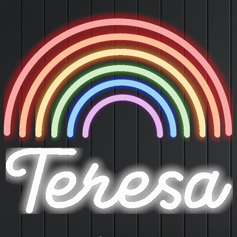 Personalized Rainbow Name By Joe Front