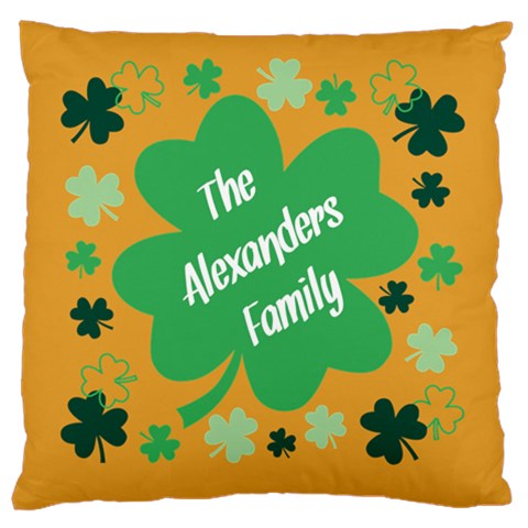 Personalized St Patricks Day Clover Family Name By Joe Front