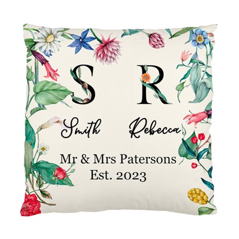Personalized Wedding Floral Initial Family Name By Joe Front
