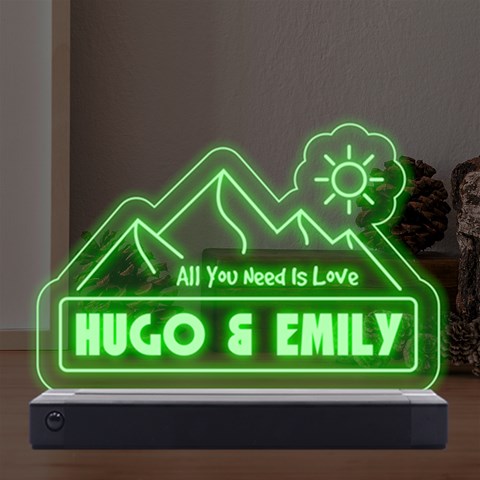Personalized Mountain Graphic By Oneson Front