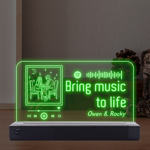 Personalized Music Player Any Text By Oneson Front