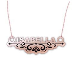 Personalized Name Graphic - 925 Sterling Silver Pendant Necklace