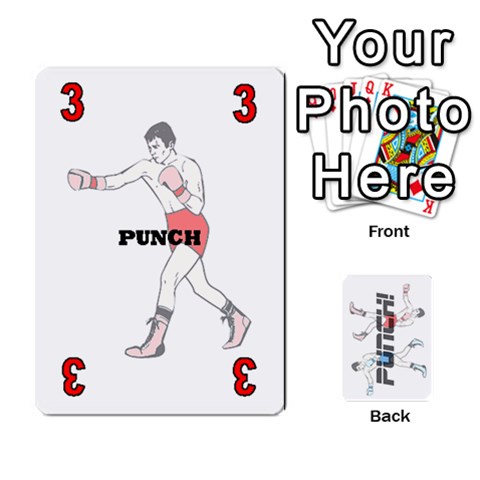 Ace Punch!  By Pamela Tan Front - SpadeA