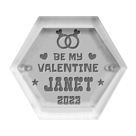 Personalized Be My Valentine Name By Joe Front