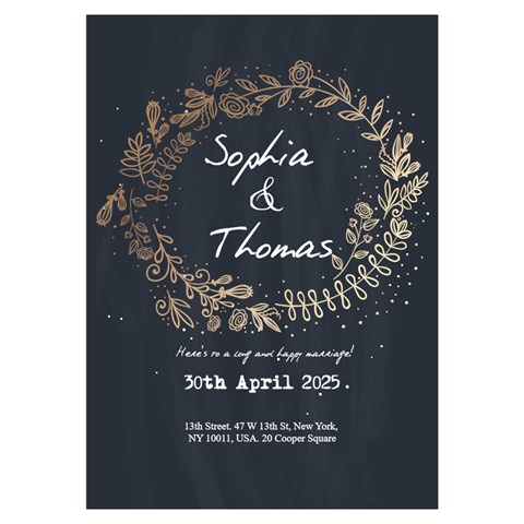 Wedding Card Design By Oneson Front