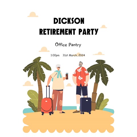 Retire Card By Oneson Front