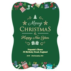 Christmas card - Invitation Card 5  x 7  (Bracket)