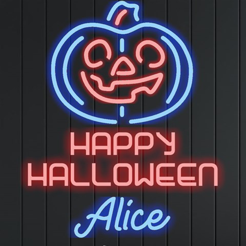 Personalized Happy Halloween Name By Joe Front