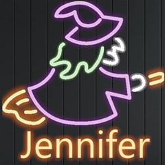 Personalized Halloween Witch Name - Neon Signs and Lights