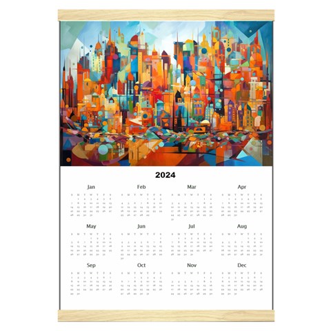 Personalized Calendar Style 1 By Joe Front - Jan 2024