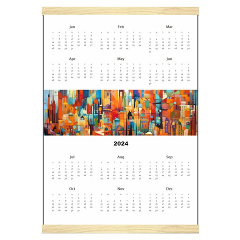 Personalized Calendar Style 2 By Joe Front - Jan 2024