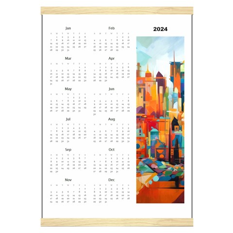 Personalized Calendar Style 4 By Joe Front - Jan 2024