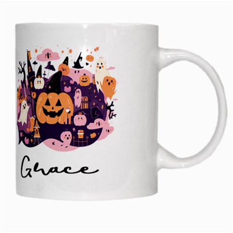 Personalized Halloween Pumpkin Ghost Illustration Name By Joe Right