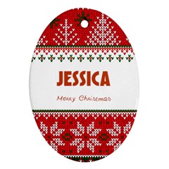 Christmas - Ornament (Oval)