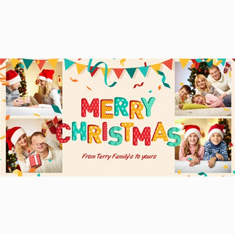 Xmas By Oneson 8 x4  Photo Card - 1