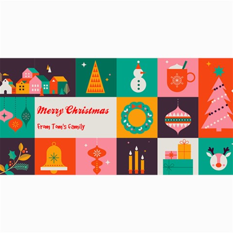 Xmas By Oneson 8 x4  Photo Card - 1