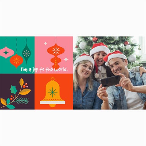 Xmas By Oneson 8 x4  Photo Card - 4